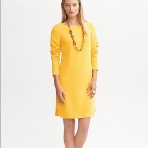 Banana republic perfect yellow dress